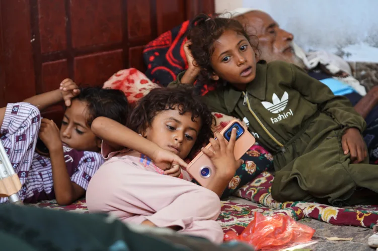 People fleeing Iran-backed rebels' advance in Yemen describe a 'hysterical panic'